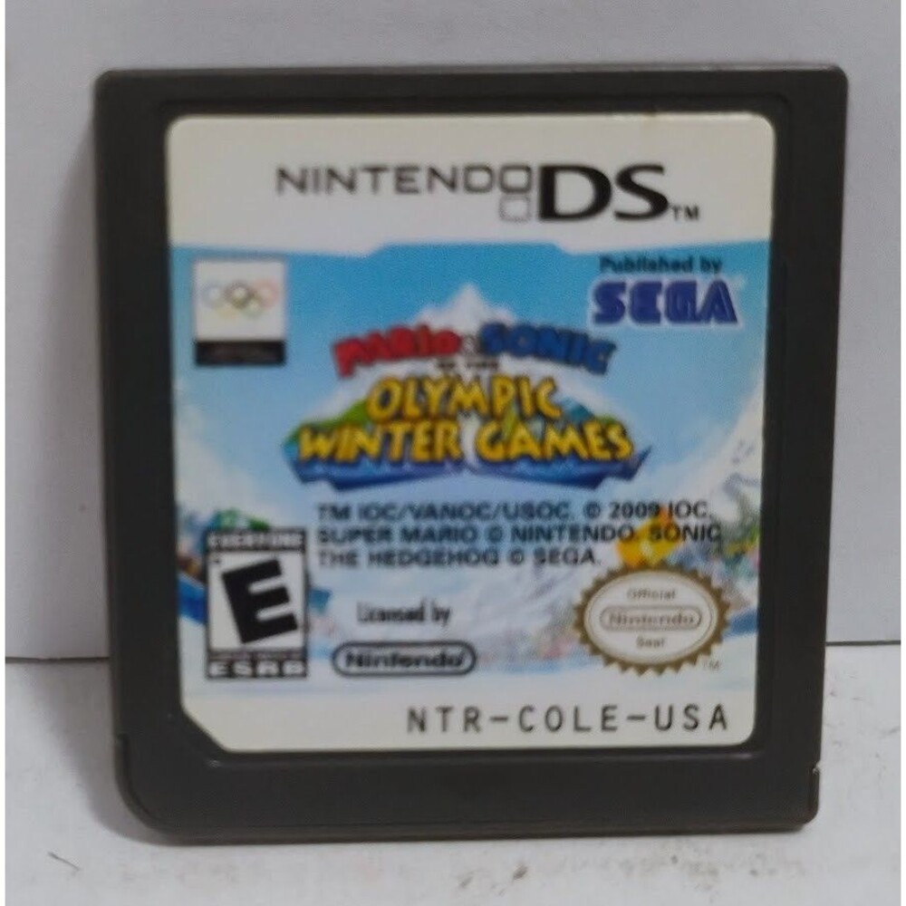 2009 NINTENDO DS MARIO & SONIC AT THE OLYMPIC WINTER GAMES TESTED WORKS